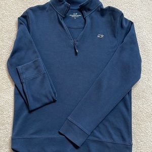 Boys Vineyard vines 1/4 zip Navy